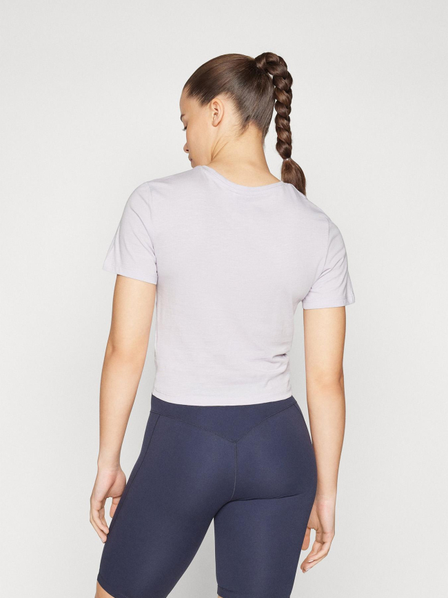 T-shirt crop cute violet femme - Only Play