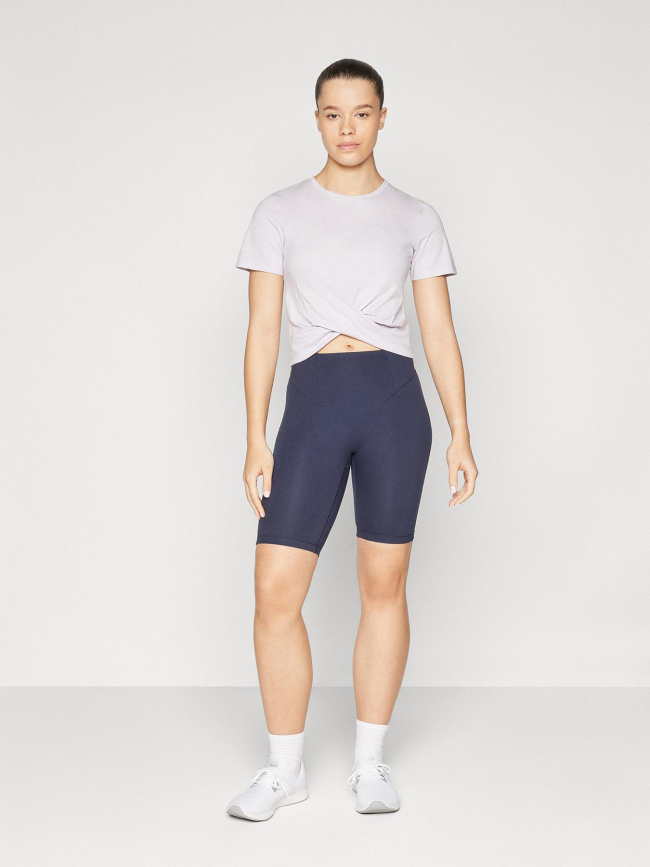 T-shirt crop cute violet femme - Only Play