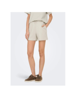 Short jogging lounge blanc écru femme - Only Play