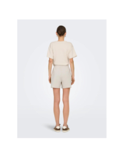 Short jogging lounge blanc écru femme - Only Play