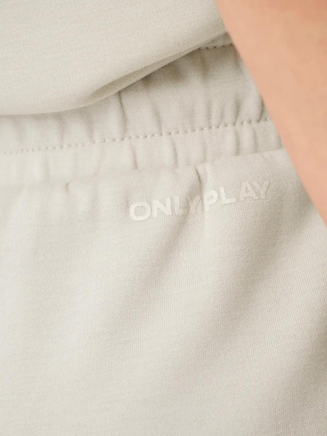 Short jogging lounge blanc écru femme - Only Play