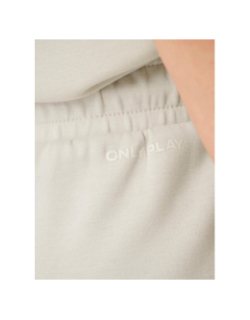 Short jogging lounge blanc écru femme - Only Play