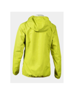 Veste technique imperméable à capuche vert femme - Elémenterre
