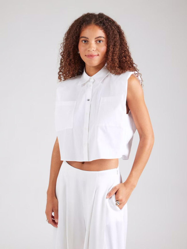 Top à épaulettes everette blanc femme - Hugo