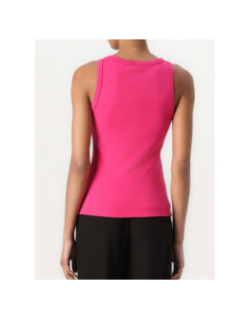 Débardeur uni logo datamia rose femme - Hugo