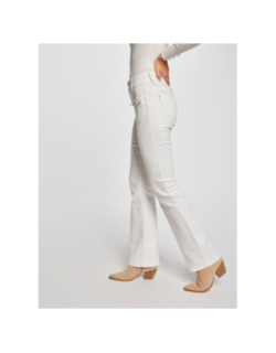Jean bootcut polen blanc femme - Morgan