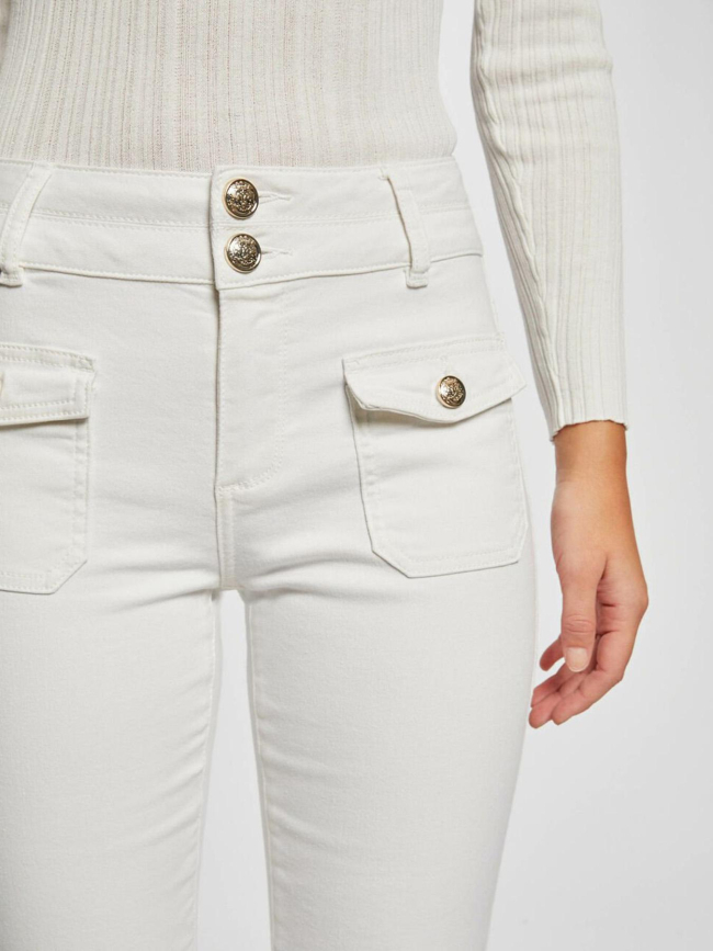 Jean bootcut polen blanc femme - Morgan