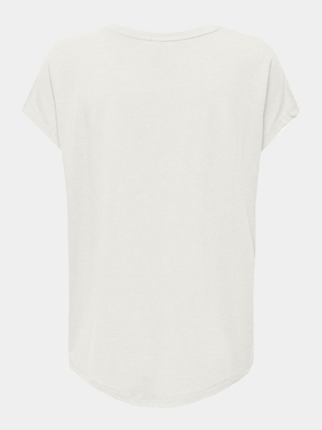 T-shirt onpaub splash life blanc femme - Only Play