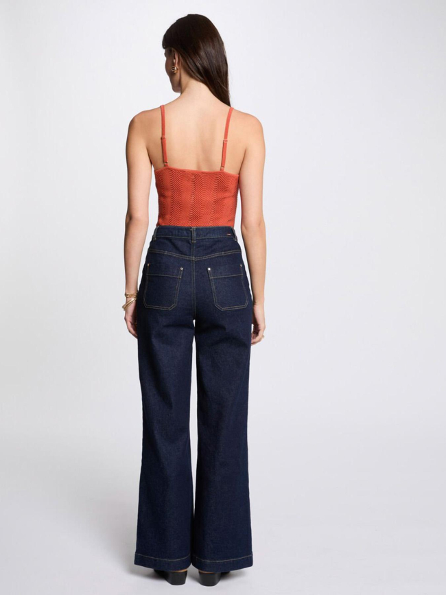 Débardeur maille molovic orange femme - Morgan