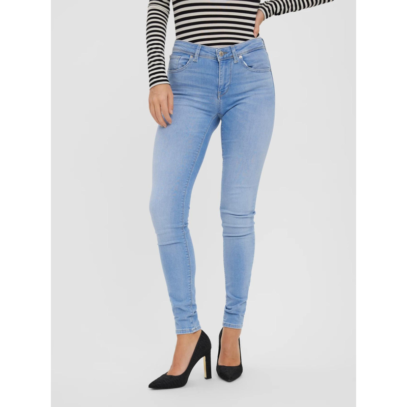 Jean slim lux bleu clair femme - Vero Moda