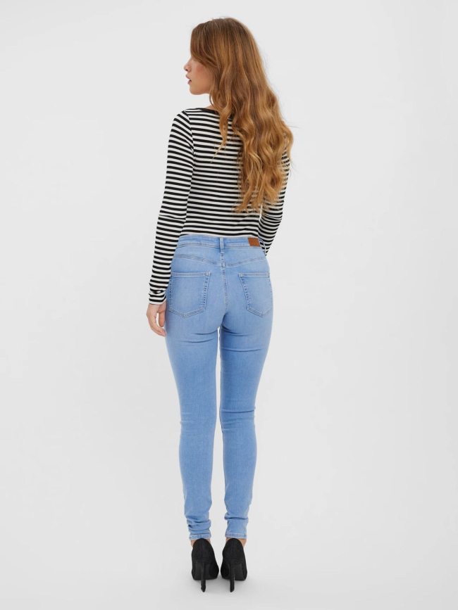 Jean slim lux bleu clair femme - Vero Moda