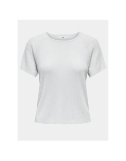 T-shirt à paillettes bodilla gris femme - Jdy