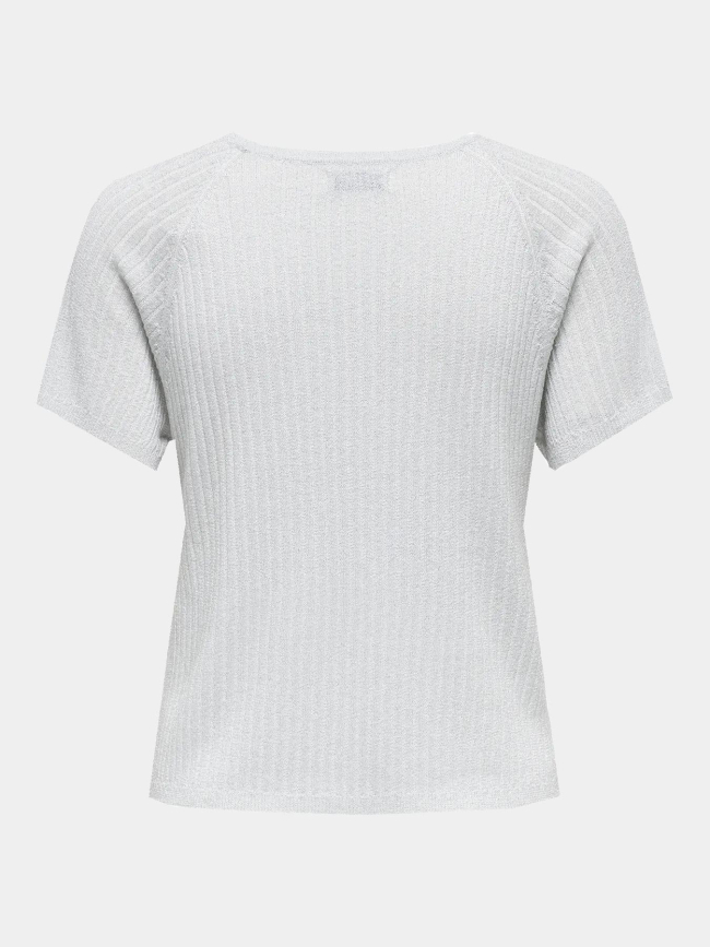 T-shirt à paillettes bodilla gris femme - Jdy