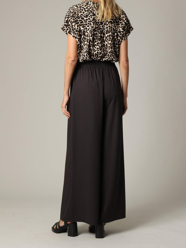 Pantalon large balia noir femme - Deeluxe