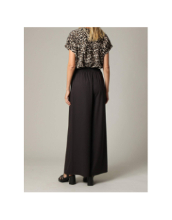 Pantalon large balia noir femme - Deeluxe
