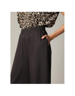 Pantalon large balia noir femme - Deeluxe