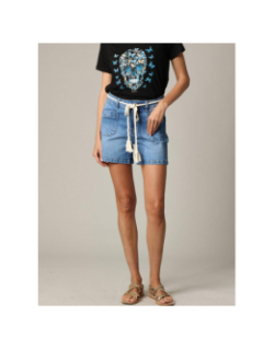 Short en jean mina bleu femme - Deeluxe