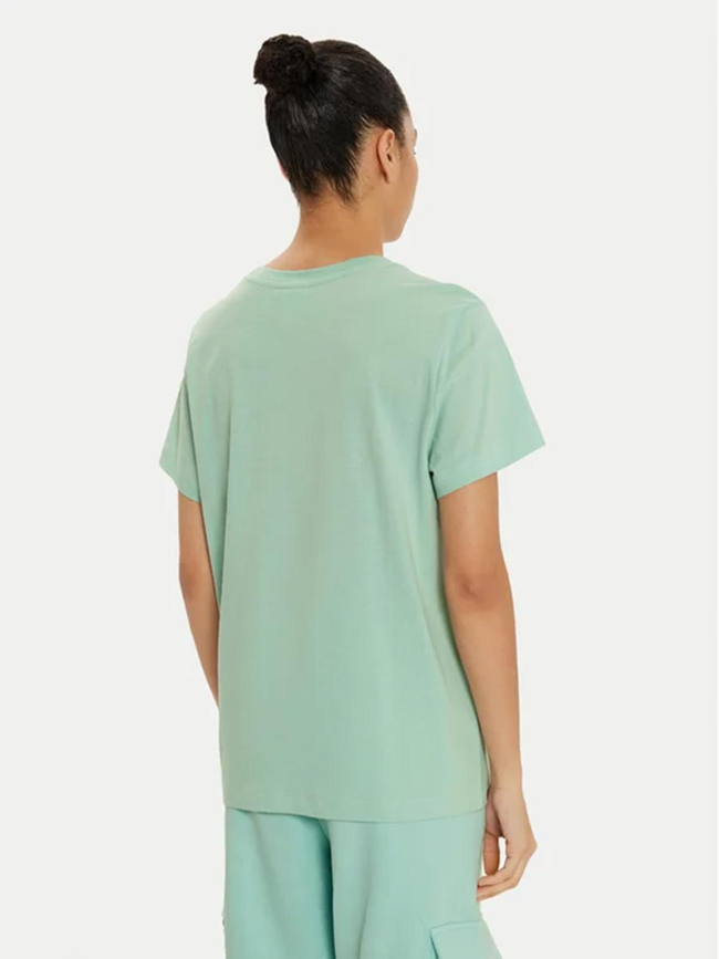 T-shirt logo brodé vert femme - Champion