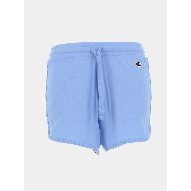 Short uni logo brodé bleu femme - Champion