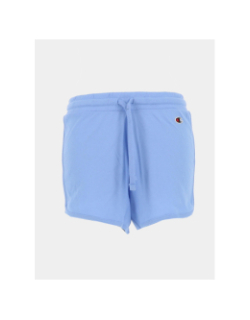 Short uni logo brodé bleu femme - Champion