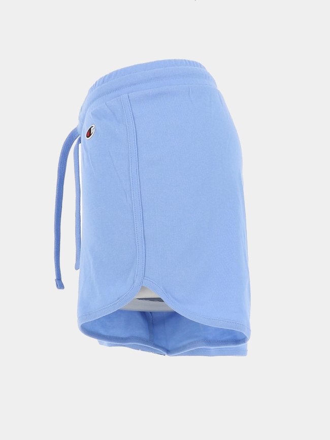 Short uni logo brodé bleu femme - Champion