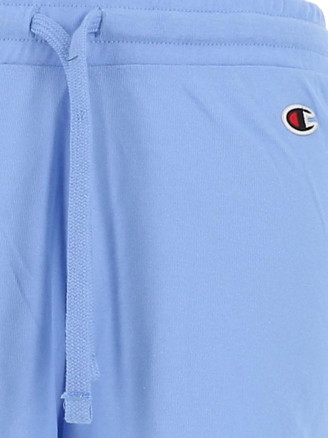 Short uni logo brodé bleu femme - Champion