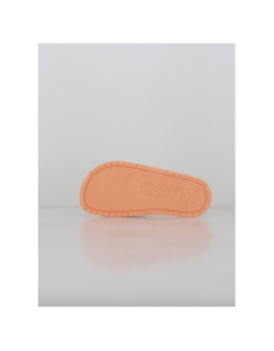 Claquettes match it slid orange femme - Hugo