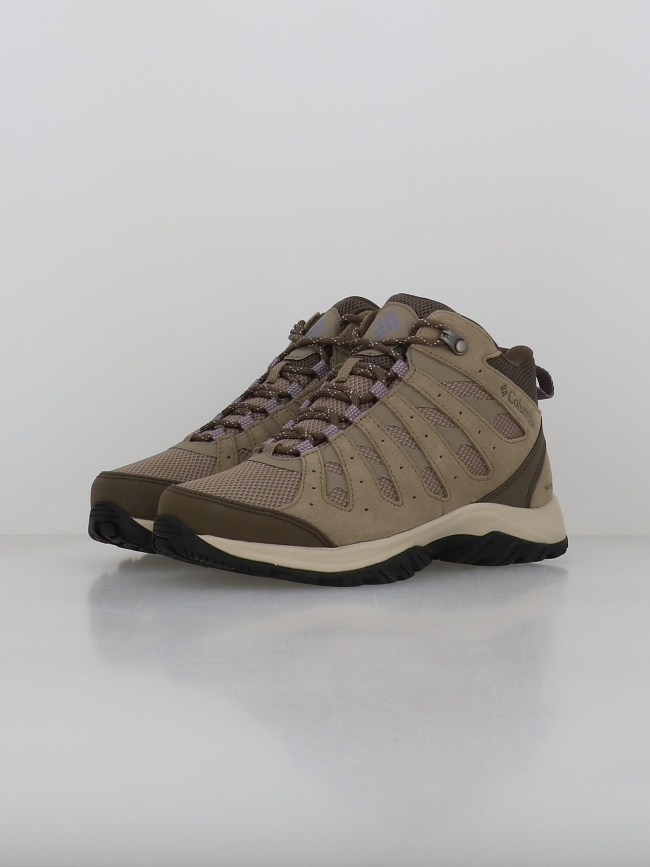 Chaussures de randonnée mid redmond 3 kaki femme - Columbia