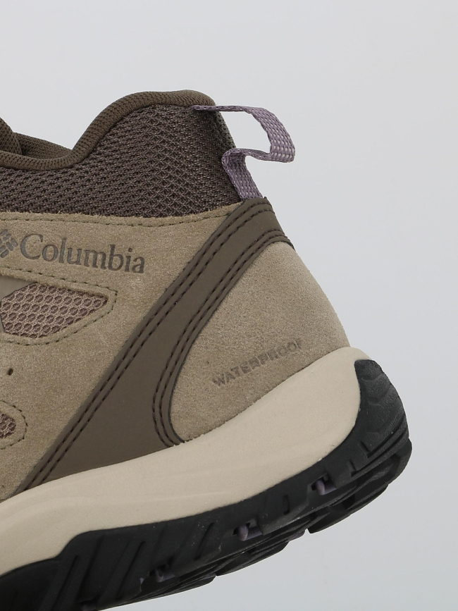 Chaussures de randonnée mid redmond 3 kaki femme - Columbia