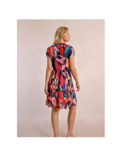 Robe plissée multicolore femme - Molly Bracken