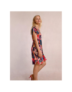 Robe plissée multicolore femme - Molly Bracken