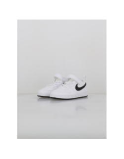 Baskets à scratch court borough td blanc noir enfant - Nike