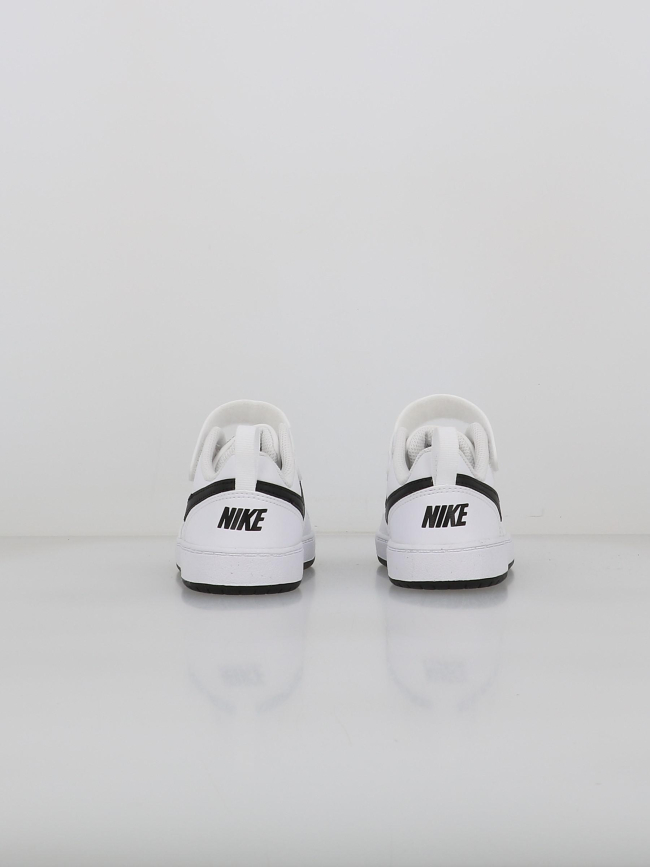 Baskets à scratch court borough td blanc noir enfant - Nike