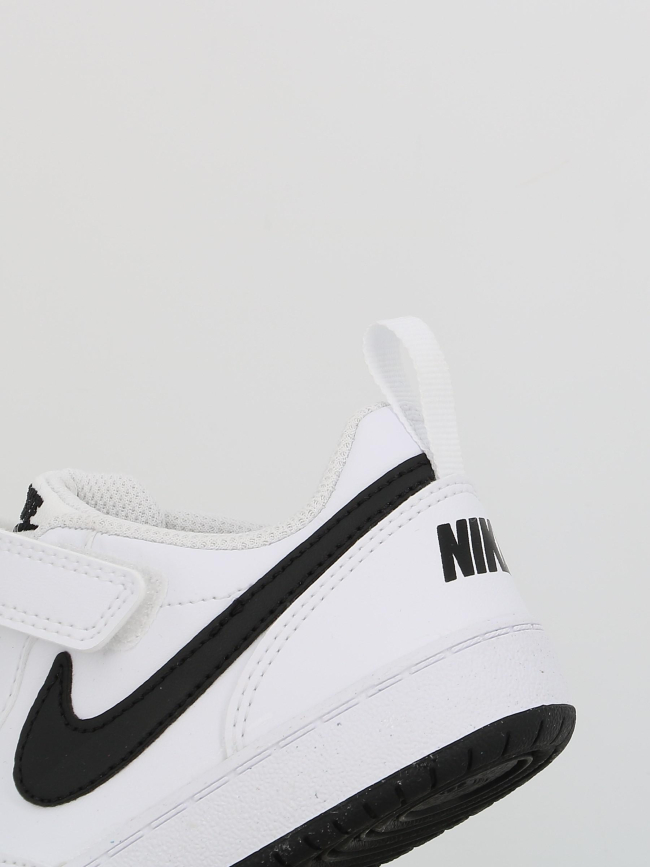 Baskets à scratch court borough td blanc noir enfant - Nike