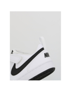 Baskets à scratch court borough td blanc noir enfant - Nike