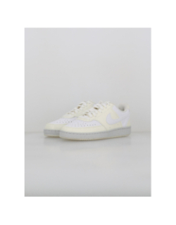 Baskets court vision bicolore écru blanc femme - Nike