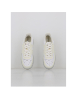 Baskets court vision bicolore écru blanc femme - Nike