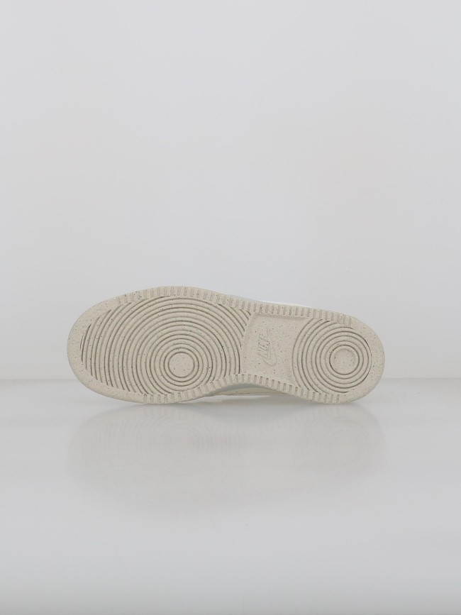 Baskets court vision bicolore écru blanc femme - Nike