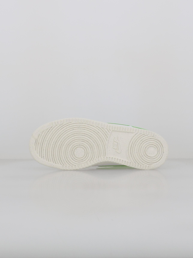 Baskets court vision blanc vert femme - Nike