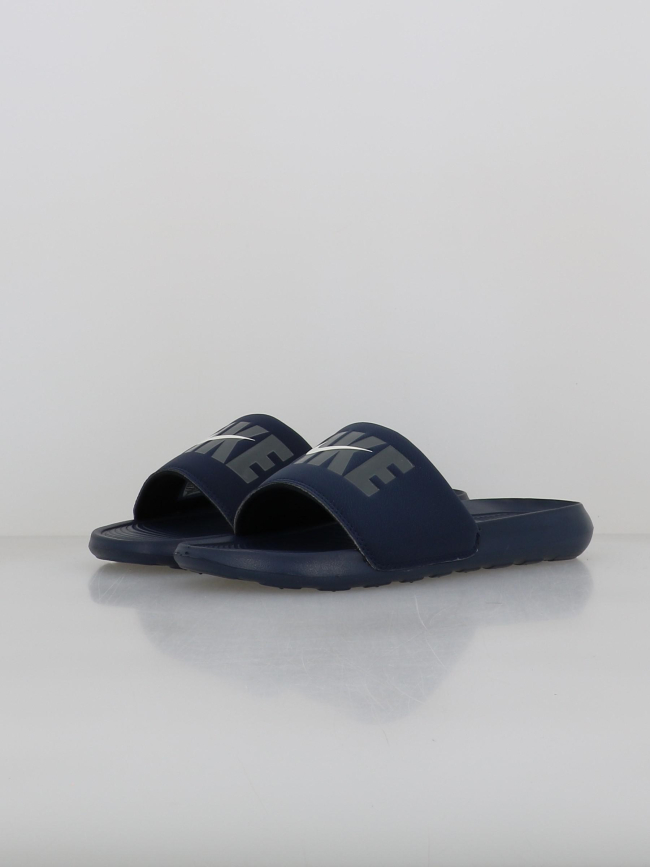 Claquettes victori one slide bleu marine gris homme - Nike