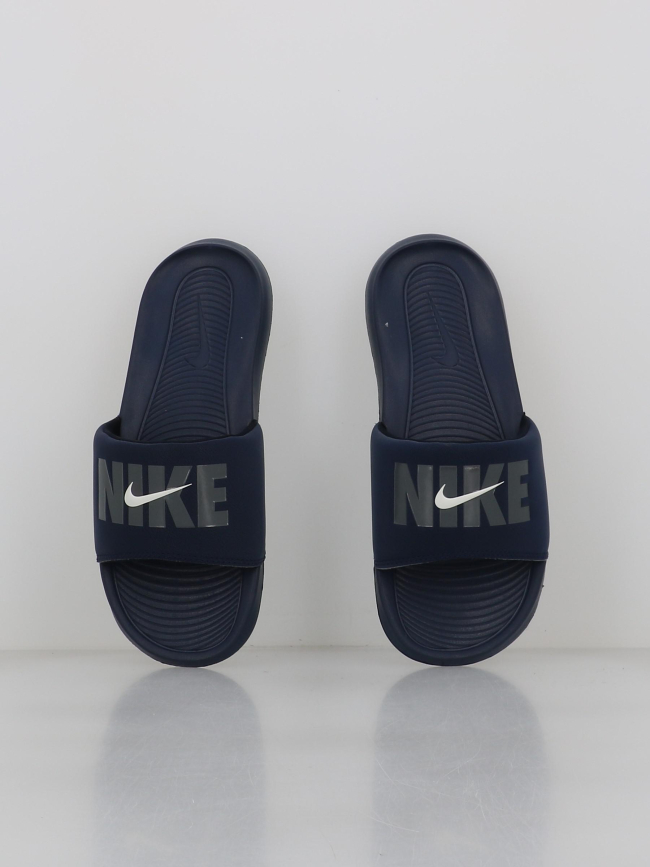 Claquettes victori one slide bleu marine gris homme - Nike