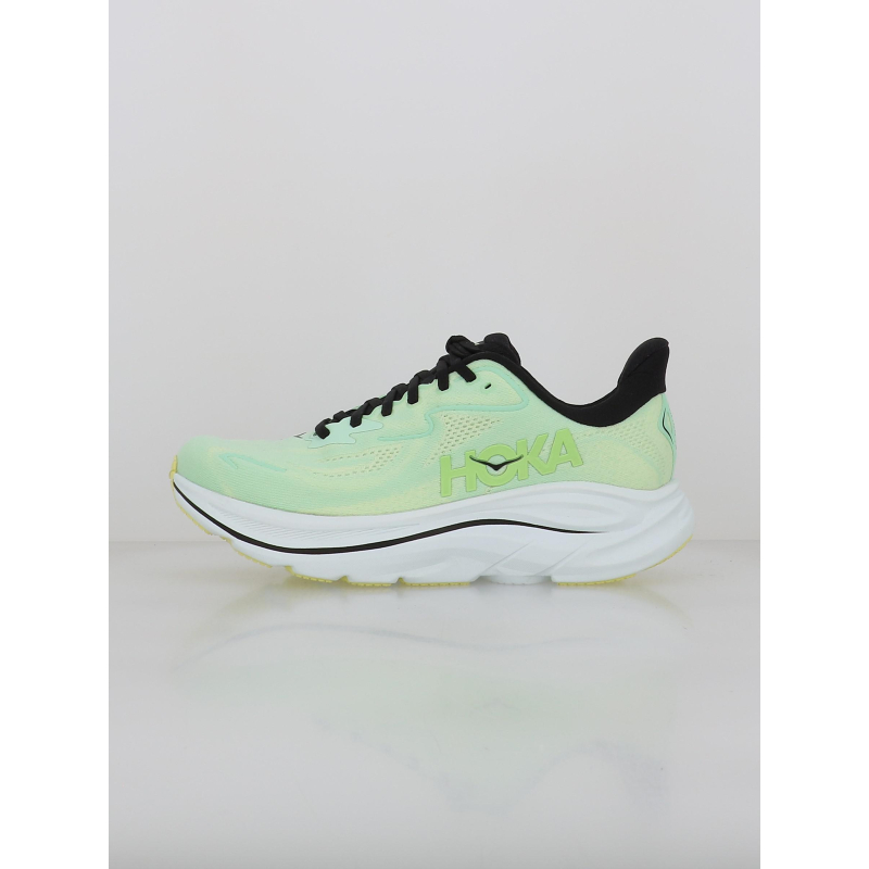Chaussures de running clifton 10 vert homme - Hoka