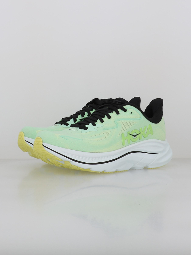 Chaussures de running clifton 10 vert homme - Hoka