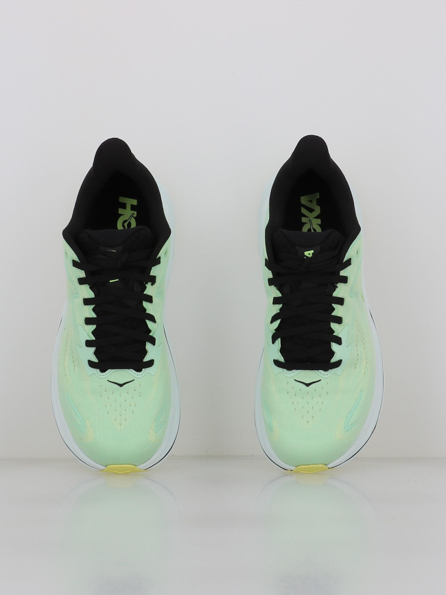 Chaussures de running clifton 10 vert homme - Hoka