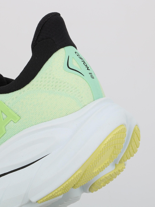 Chaussures de running clifton 10 vert homme - Hoka