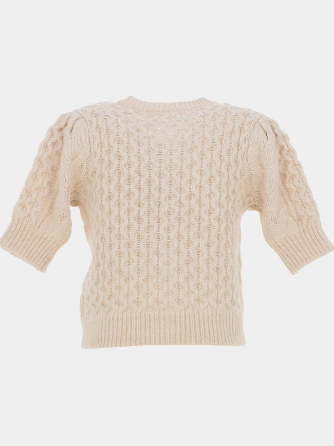 Gilet cardigan colette beige femme - Vero Moda