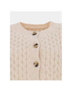 Gilet cardigan colette beige femme - Vero Moda