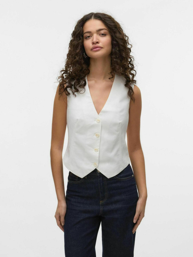Top veston nila tailored blanc femme - Vero Moda