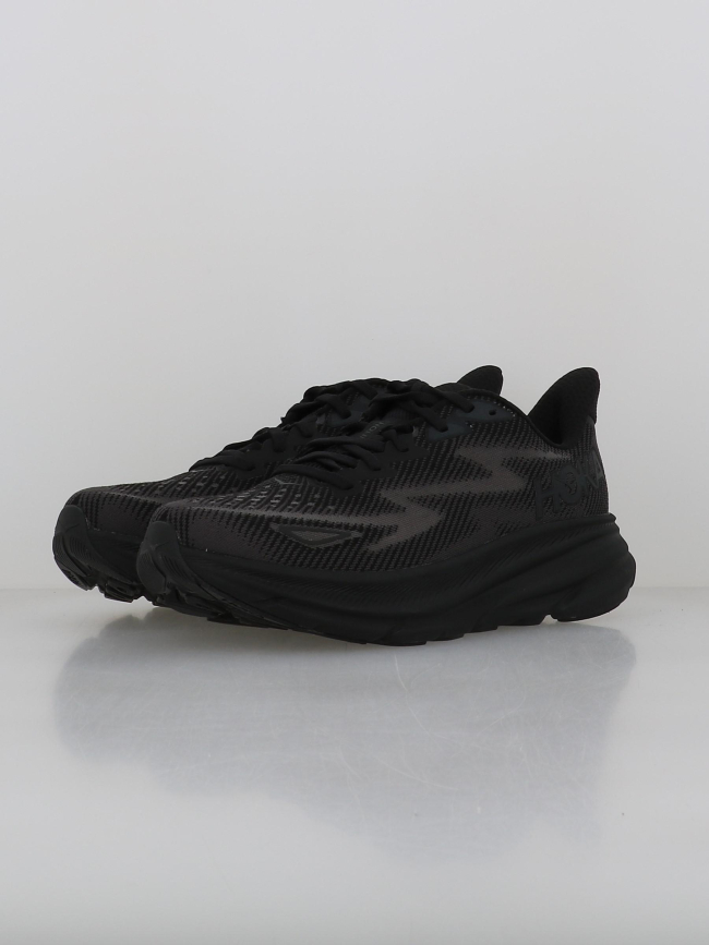 Chaussures de running clifton 9 noir homme - Hoka