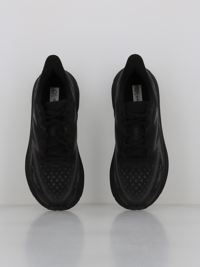 Chaussures de running clifton 9 noir homme - Hoka